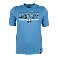 Men's New Era Light Blue Toronto Argonauts Sideline Performance T-Shirt