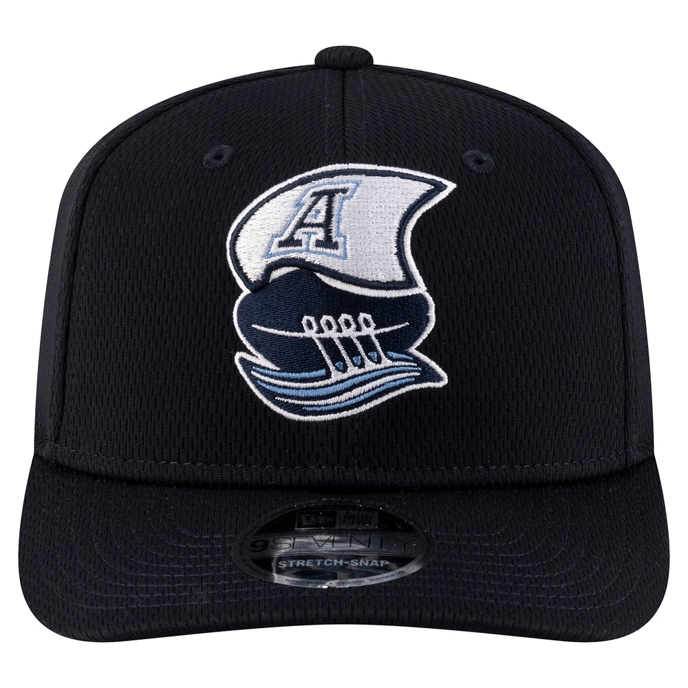 Men's New Era Navy Toronto Argonauts Sideline Alternate 9SEVENTY Stretch-Snap Hat
