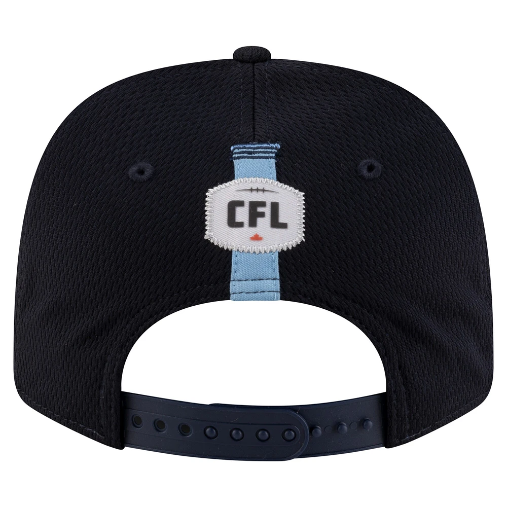 Men's New Era Navy Toronto Argonauts Sideline Alternate 9SEVENTY Stretch-Snap Hat