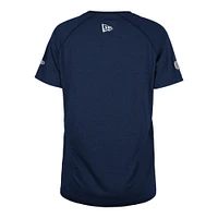 T-shirt Performance 5th & Ocean by New Era pour femme, bleu marine, Toronto Argonauts Sideline Circuit