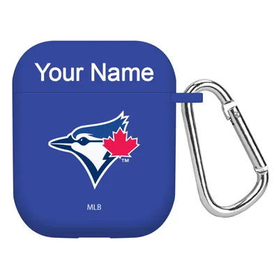 Toronto Blue Jays Personalized Silicone AirPods Case Cover