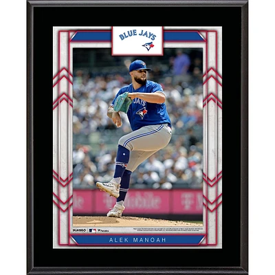 Plaque de joueur sublimée Alek Manoah Toronto Blue Jays 10,5" x 13"