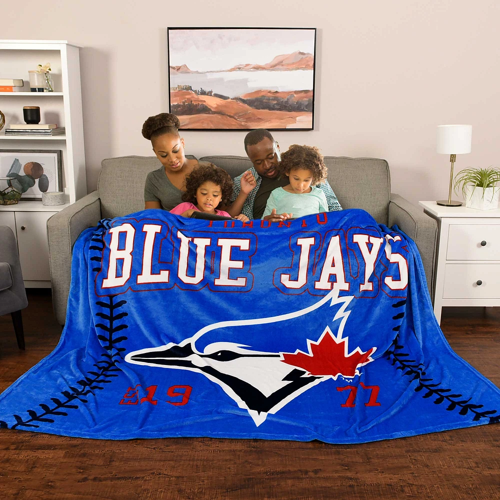 Blue Toronto Blue Jays Jumbo Blanket 62" x 90"