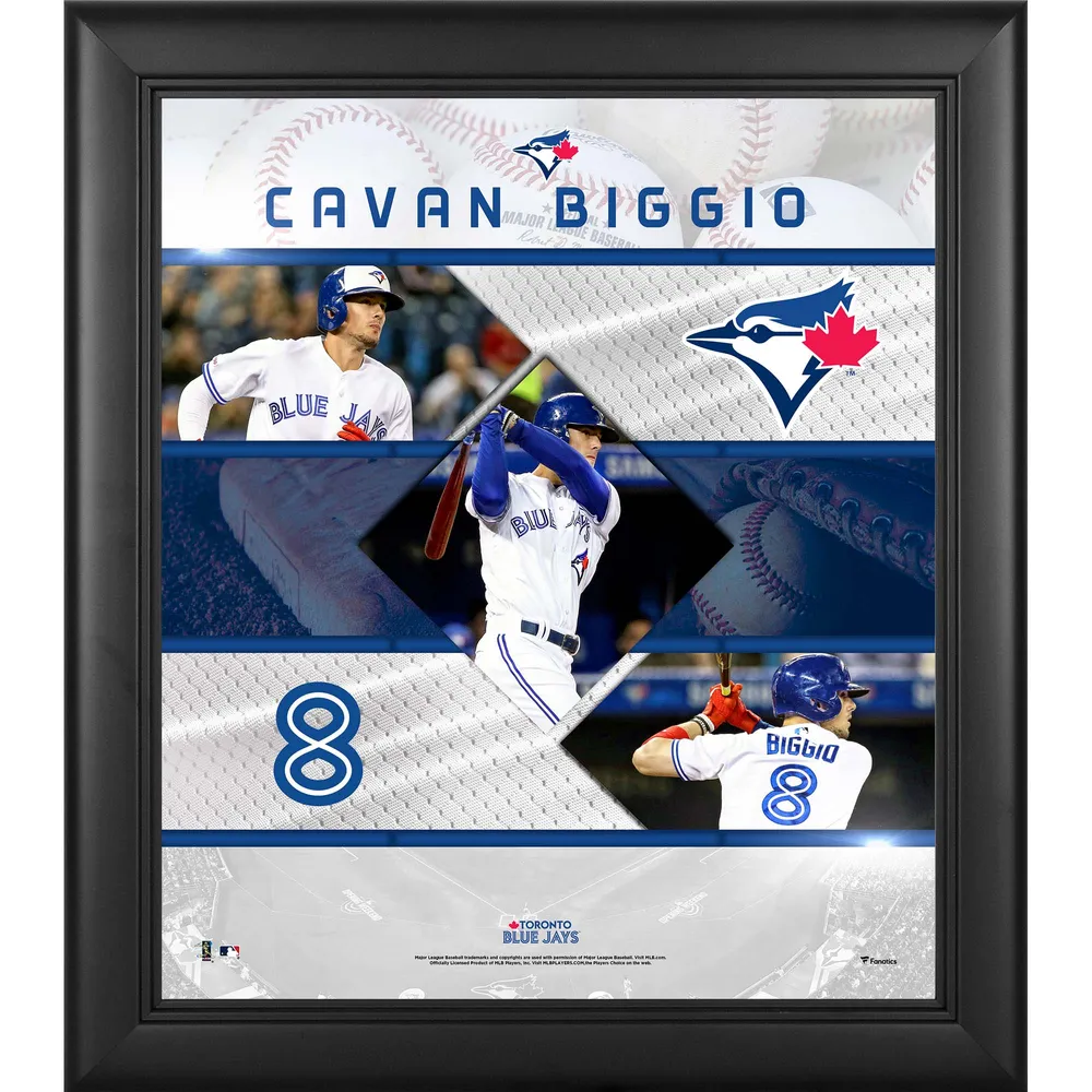 Lids Cavan Biggio Toronto Blue Jays Fanatics Authentic Framed 15 x 17  Stitched Stars Collage