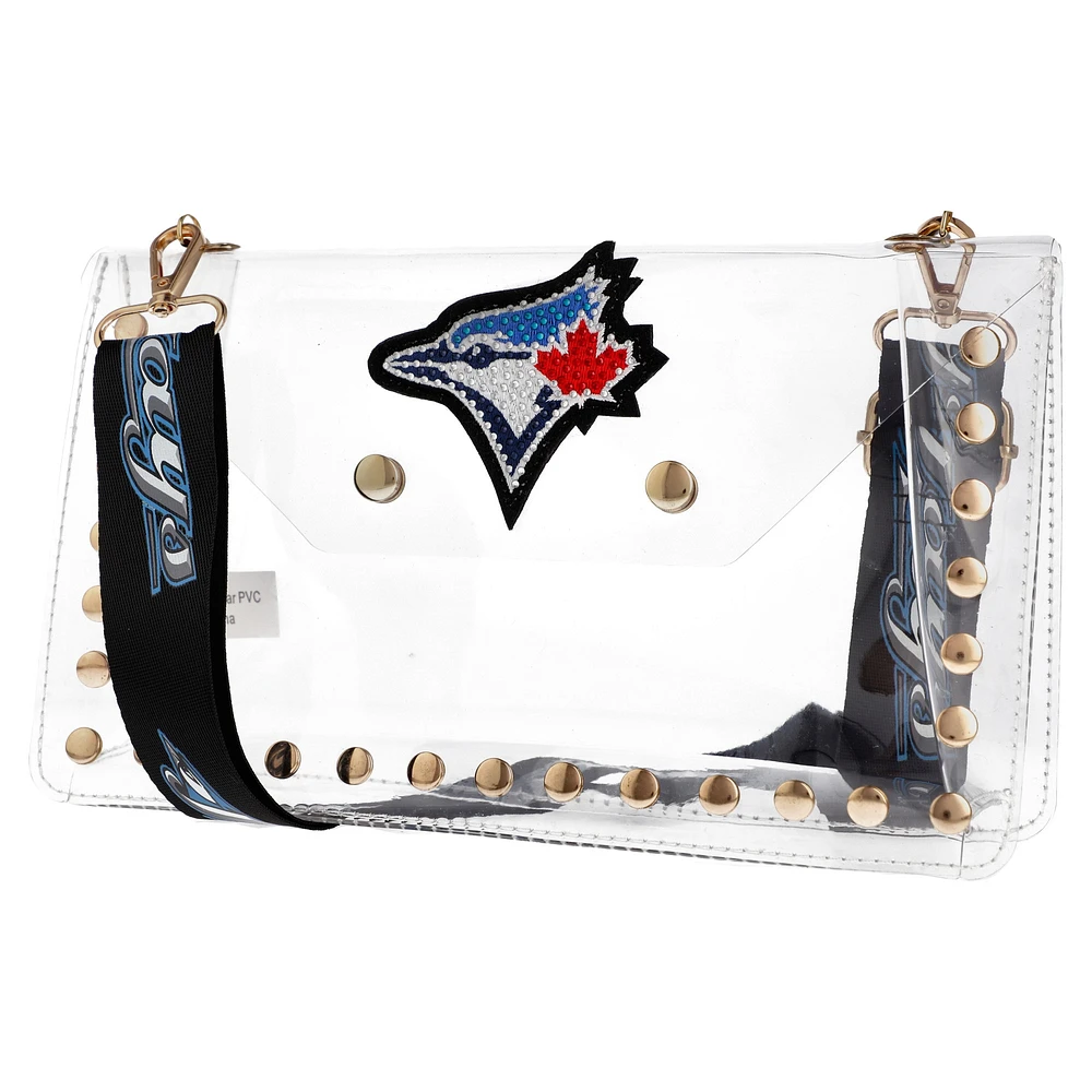 Sac à bandoulière enveloppe transparent cristallin des Blue Jays de Toronto Cuce