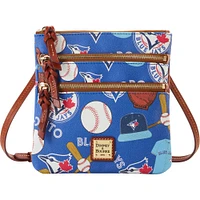 Dooney & Bourke Toronto Blue Jays Game Day Triple Zip Crossbody Purse