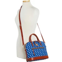 Dooney & Bourke Toronto Blue Jays Signature Dôme Zip Satchel Purse