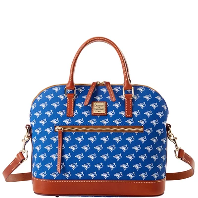 Dooney & Bourke Toronto Blue Jays Signature Dôme Zip Satchel Purse