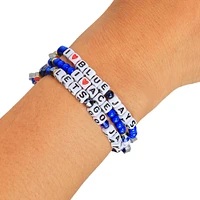 Ensemble de 3 bracelets d'amitié FOCO des Blue Jays de Toronto
