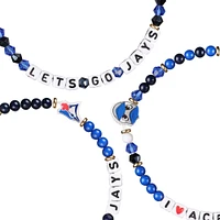 Ensemble de 3 bracelets d'amitié FOCO des Blue Jays de Toronto
