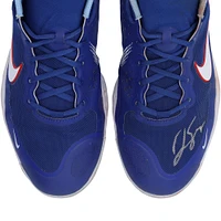 Chaussures à crampons Nike bleues autographiées par George Springer des Blue Jays de Toronto lors de la saison 2023 de la MLB