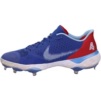 Chaussures à crampons Nike bleues autographiées par George Springer des Blue Jays de Toronto lors de la saison 2023 de la MLB