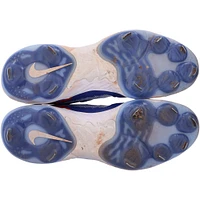 Chaussures à crampons Nike bleues autographiées par George Springer des Blue Jays de Toronto lors de la saison 2023 de la MLB