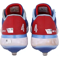 Chaussures à crampons Nike bleues autographiées par George Springer des Blue Jays de Toronto lors de la saison 2023 de la MLB