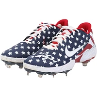 Chaussures à crampons Nike bleues USA autographiées par George Springer des Blue Jays de Toronto lors de la saison 2023 de la MLB