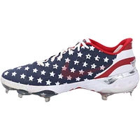 Chaussures à crampons Nike bleues USA autographiées par George Springer des Blue Jays de Toronto lors de la saison 2023 de la MLB