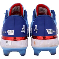 Chaussures à crampons Nike bleu clair autographiées par George Springer des Blue Jays de Toronto pour la saison 2023 de la MLB - RG13309551-52