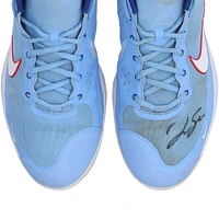 Chaussures à crampons Nike bleu clair dédicacées par George Springer des Blue Jays de Toronto lors de la saison 2023 de la MLB - RG13309555-56