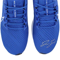 Chaussures Nike Zoom bleues autographiées par George Springer des Blue Jays de Toronto lors de la saison 2023 de la MLB