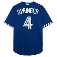 Maillot réplique alternatif autographié par George Springer des Blue Jays de Toronto