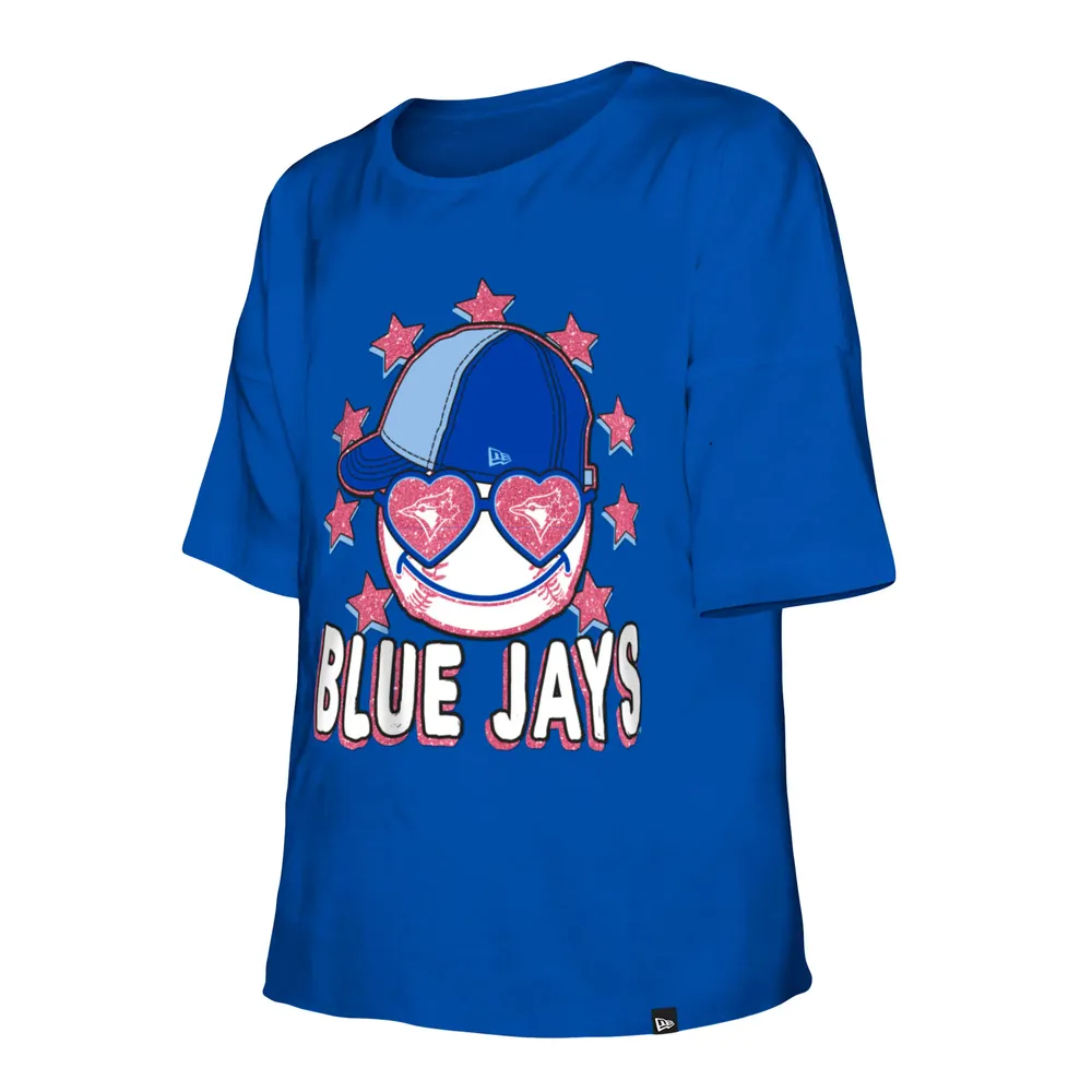 Toronto Blue Jays New Era Girls Youth Team Half Sleeve T-Shirt - Royal