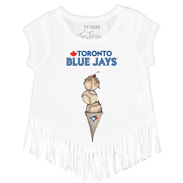 Lids Toronto Blue Jays Tiny Turnip Girls Youth Angel Wings Fringe