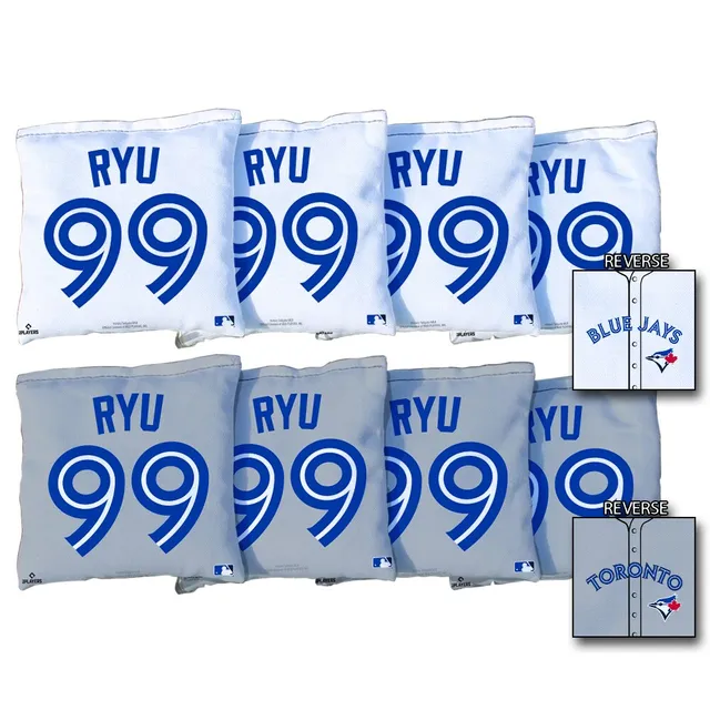 Hyun-Jin Ryu Toronto Blue Jays 2' x 4' Jersey Design Regulation Cornhole  Board Set