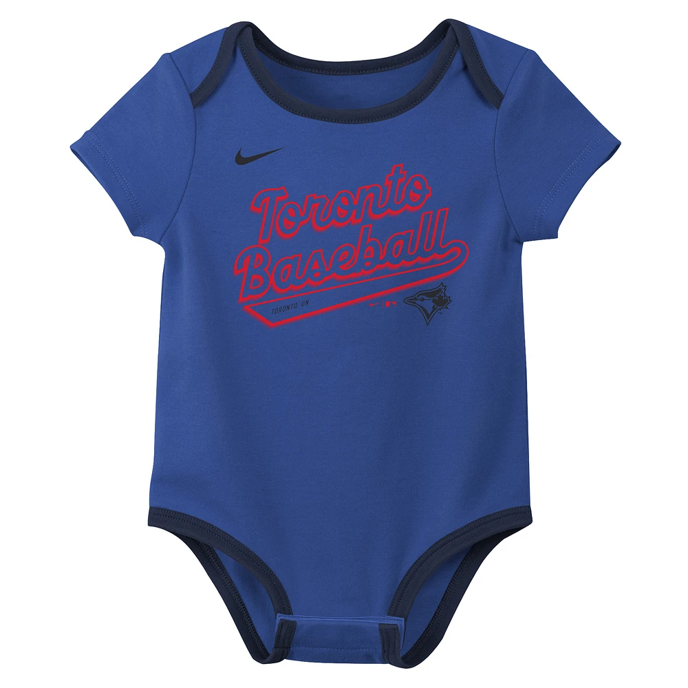 Infant Nike  Toronto Blue Jays 2025 City Connect 2-Piece Creeper Set