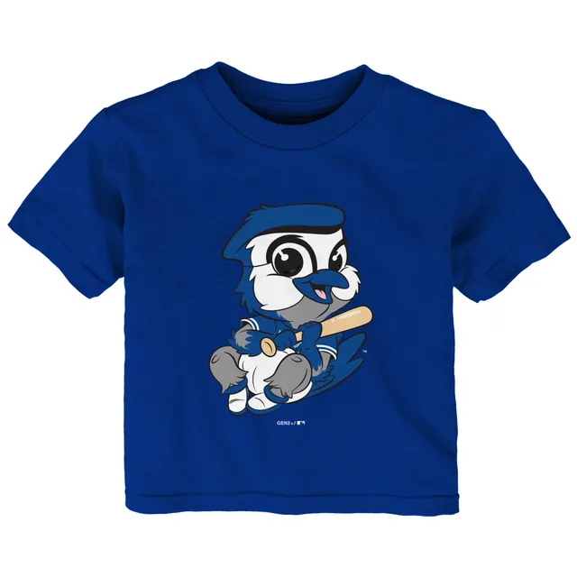 Toronto Blue Jays Tiny Turnip Toddler Stega T-Shirt - Royal