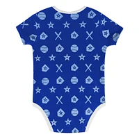 V114013 BluJay 000 MLB ON DECK ENSEMBLE DE COUCHE-COUCHES Pour Bébé KIDINFSEC HK3I1SDKX_000_TBJ
