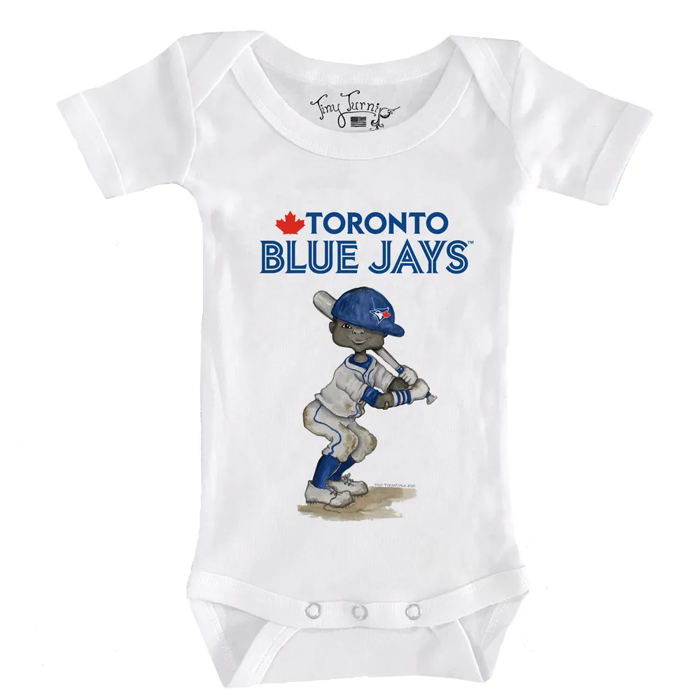 Lids Toronto Blue Jays Tiny Turnip Infant James Bodysuit - White