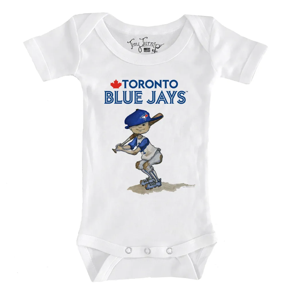 Lids Toronto Blue Jays Tiny Turnip Infant Stacked Bodysuit - White