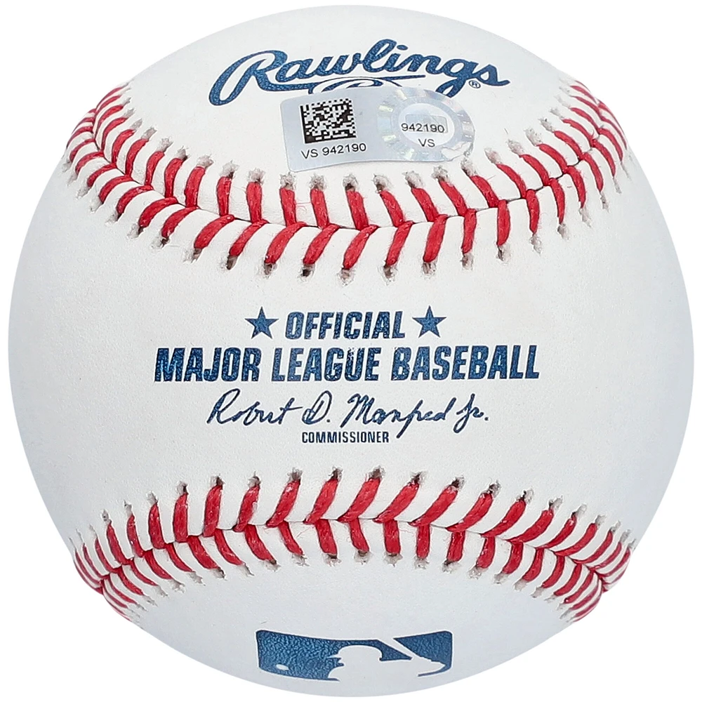Ballon de baseball autographié par Jose Berrios des Blue Jays de Toronto avec l'inscription « La Makina »