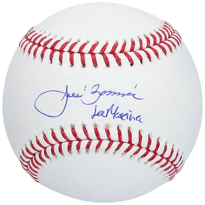 Ballon de baseball autographié par Jose Berrios des Blue Jays de Toronto avec l'inscription « La Makina »