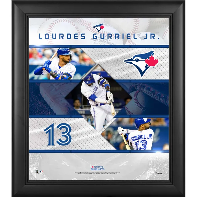 Men's Toronto Blue Jays 13 Lourdes Gurriel Jr. White Home Jersey