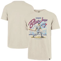 Men's '47  Cream Toronto Blue Jays Distressed Golden Age Scrum T-Shirt