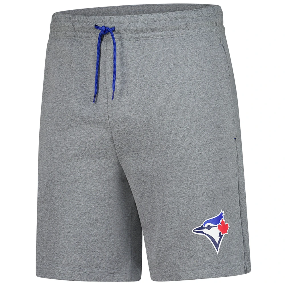 Men's Fanatics  Heather Gray Toronto Blue Jays Logo Shorts