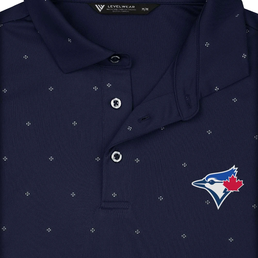 Men's Levelwear  Navy Toronto Blue Jays Vision Polo