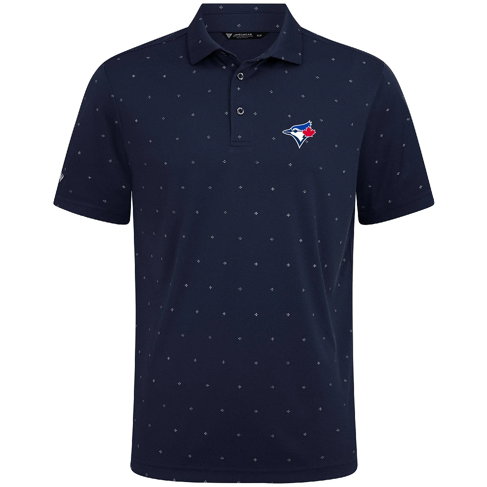 Men's Levelwear Navy Toronto Blue Jays Vision Polo
