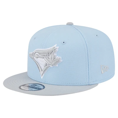 Men's New Era  Light Blue Toronto Blue Jays Two-Tone Colorpack 9FIFTY Snapback Hat