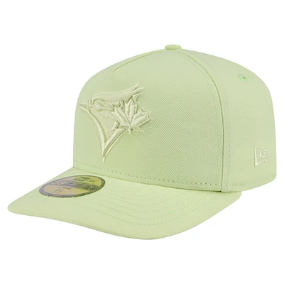 Men's New Era  Light Green Toronto Blue Jays Color Pack Tonal A-Frame 59FIFTY Fitted Hat