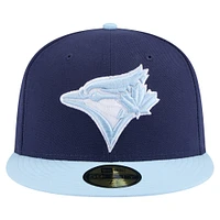 Men's New Era  Navy/Light Blue Toronto Jays Color Pack Two-Tone 59FIFTY Fitted Hat