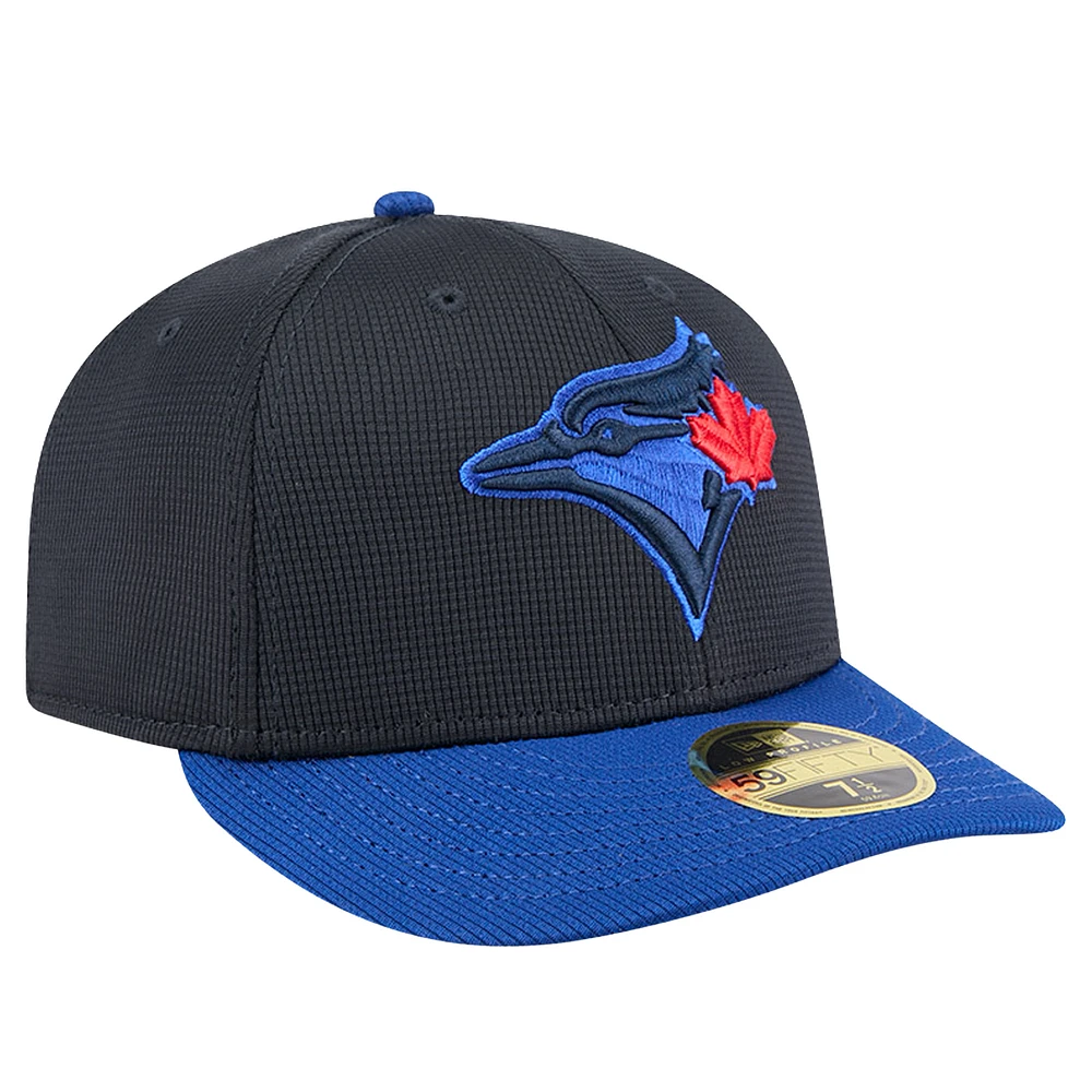 Men's New Era  Navy Toronto Blue Jays City Connect Batting Practice Low Profile 59FIFTY Fitted Hat