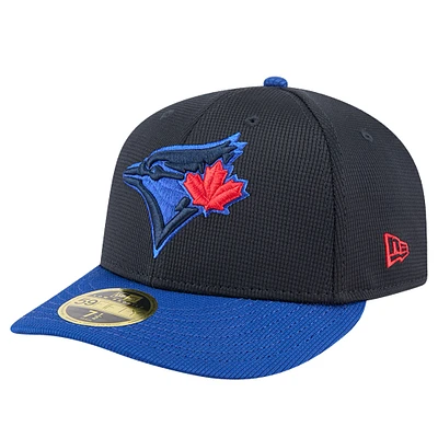 Men's New Era  Navy Toronto Blue Jays City Connect Batting Practice Low Profile 59FIFTY Fitted Hat