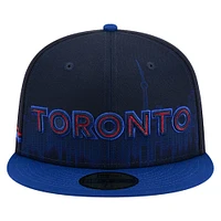 Casquette ajustée 59FIFTY City Connect Fan Pack des Blue Jays de Toronto New Era pour homme, bleu marine