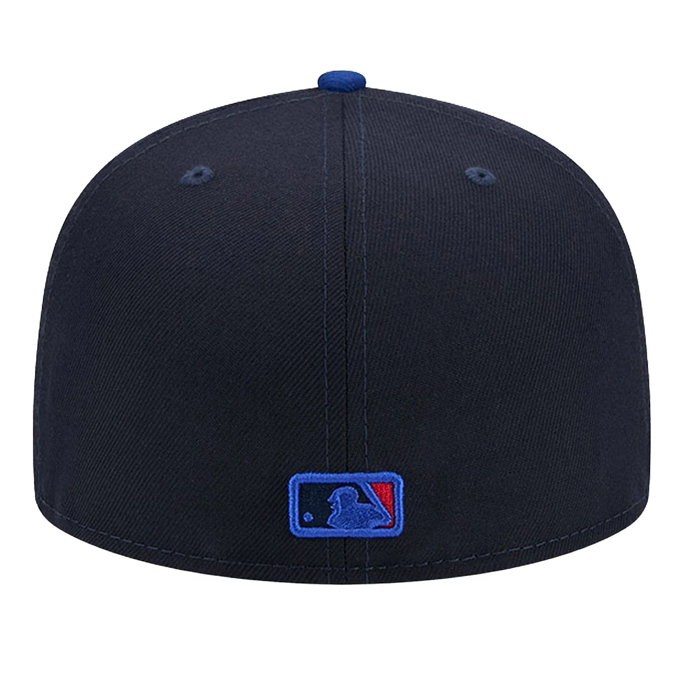 Casquette ajustée 59FIFTY City Connect Fan Pack des Blue Jays de Toronto New Era pour homme, bleu marine
