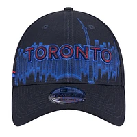 Men's New Era  Navy Toronto Blue Jays City Connect Fan Pack 9TWENTY Adjustable Hat