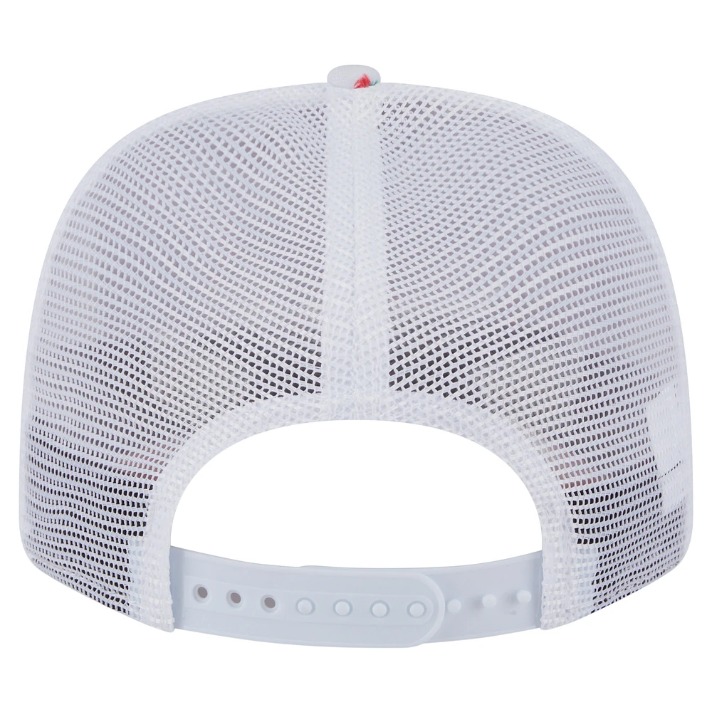 Men's New Era  White Toronto Blue Jays Flamingo Mesh Back 9SEVENTY Stretch-Snap Hat