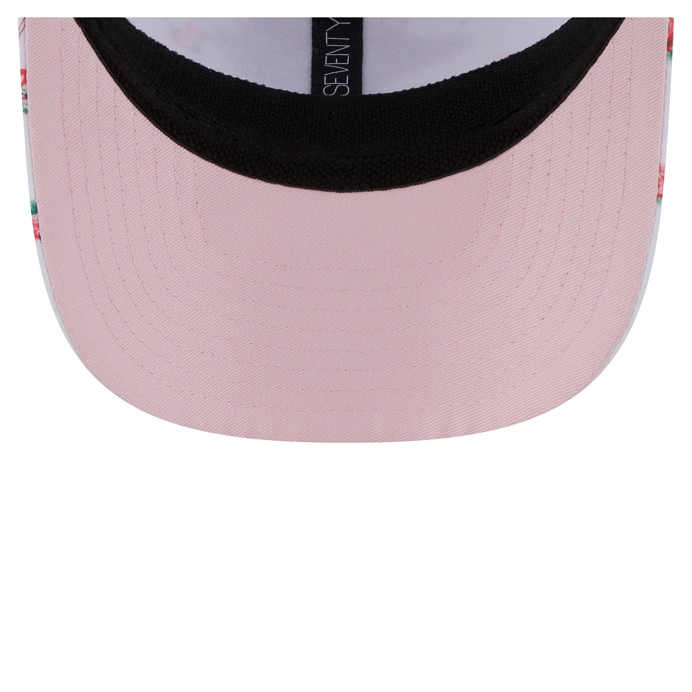 Men's New Era  White Toronto Blue Jays Flamingo Mesh Back 9SEVENTY Stretch-Snap Hat