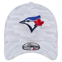 Men's New Era  White Toronto Blue Jays Graded 39THIRTY Stretch Fit Hat
